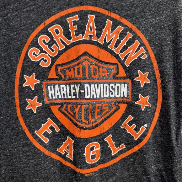 Y2K 2017 Harley Davidson Women’s Screamin Eagle Shirt Size Small - Picture 2 of 5